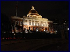 State House at night